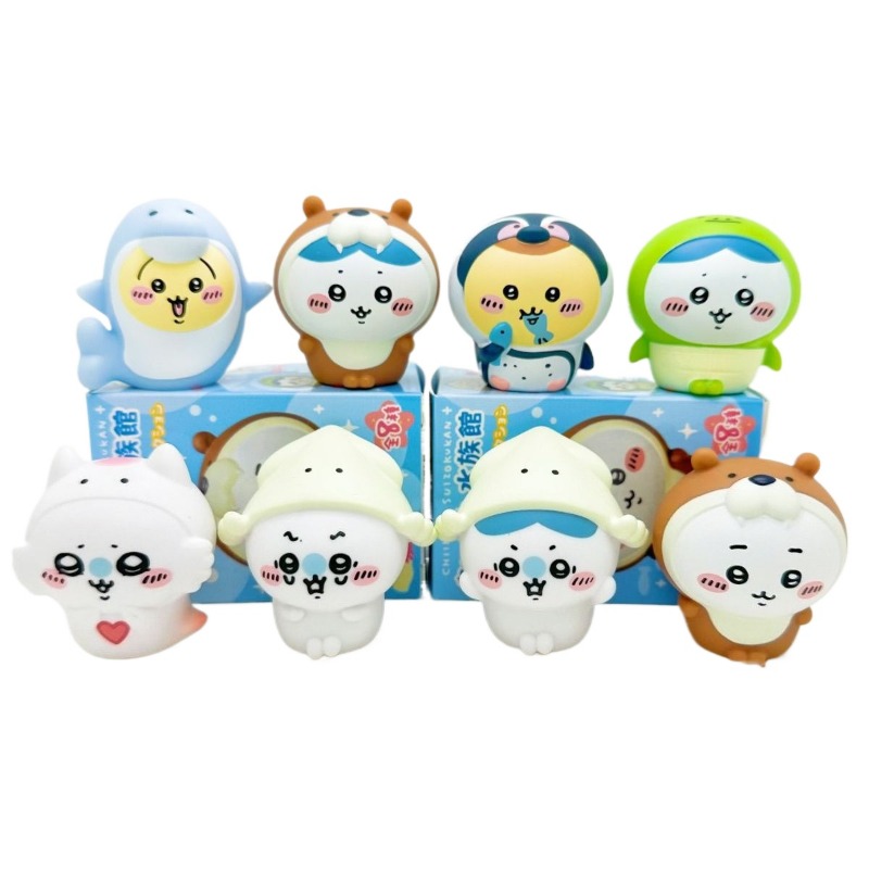 8pcs/Box Figurin Akuarium Chii - Aquarium And Marine ulasan dan harga