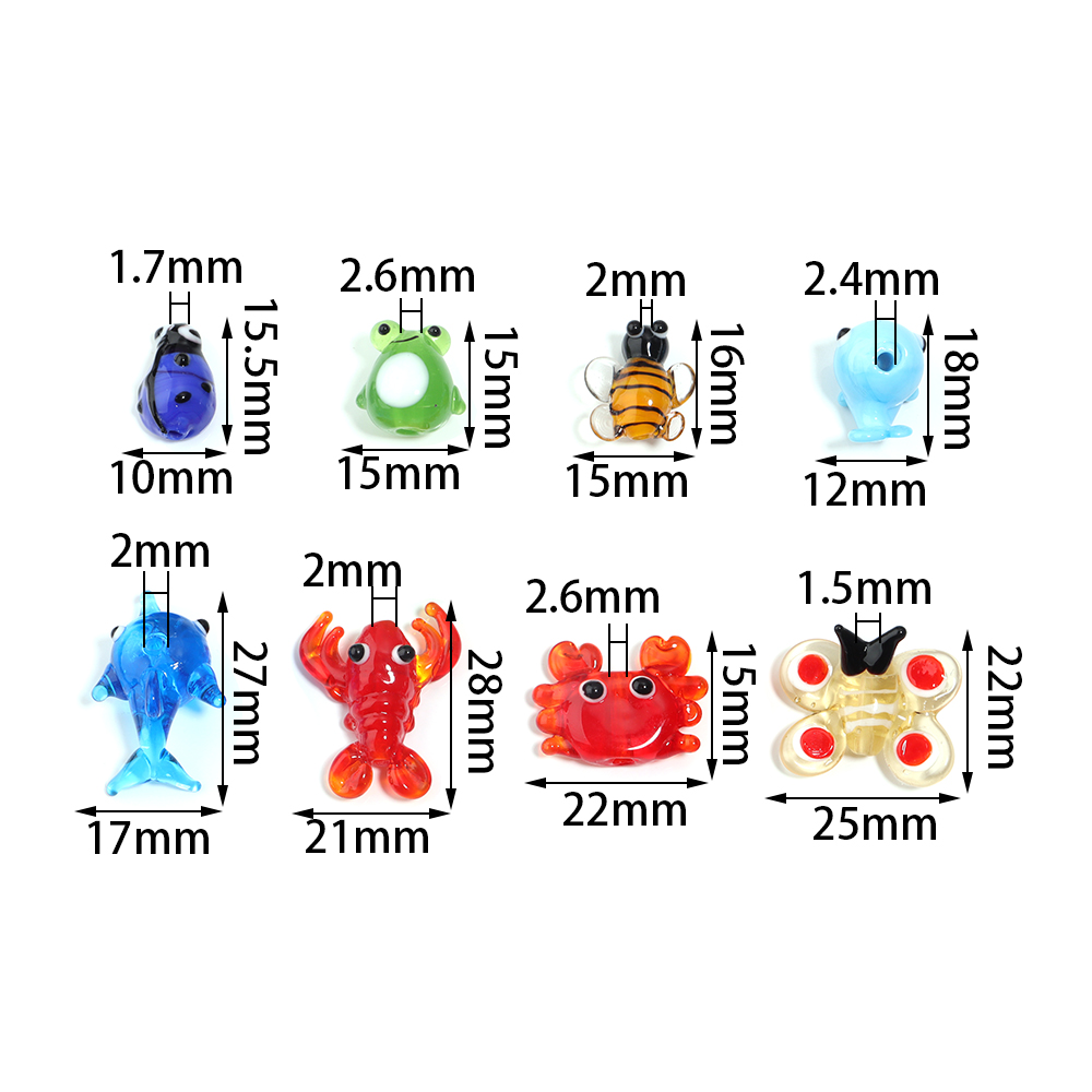 2 buah liontin kaca dekorasi a - Aquarium And Marine ulasan dan harga