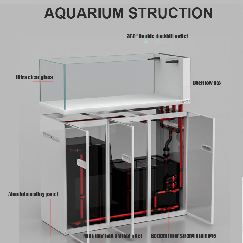Akuarium Ikan Kaca Gaya Modern - Marine Aquarium Tank For Sale ulasan dan harga