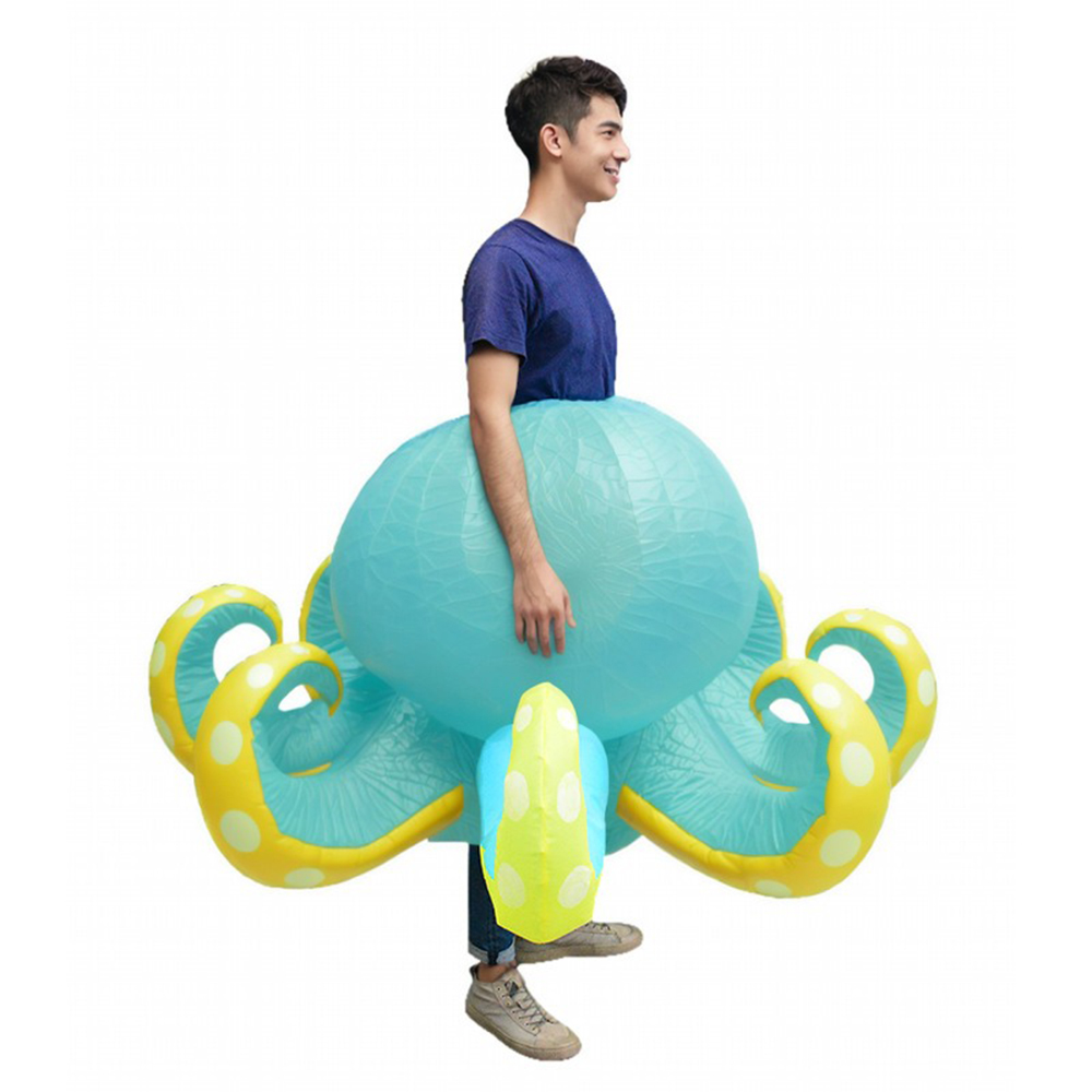 Kostum Inflatable Octopus untu - Aquarium Marine Parade ulasan dan harga