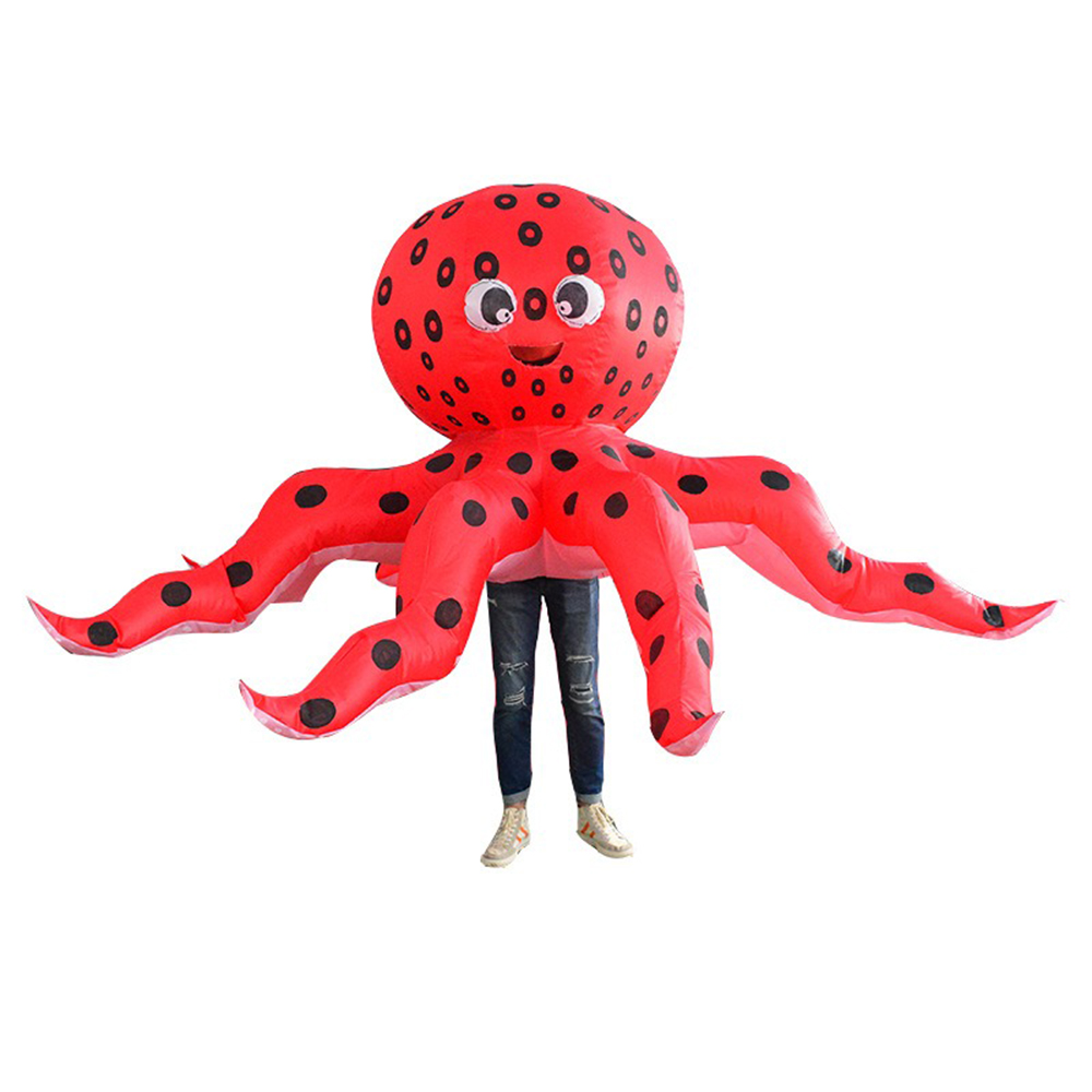 Kostum Inflatable Octopus untu - Aquarium Marine Parade ulasan dan harga