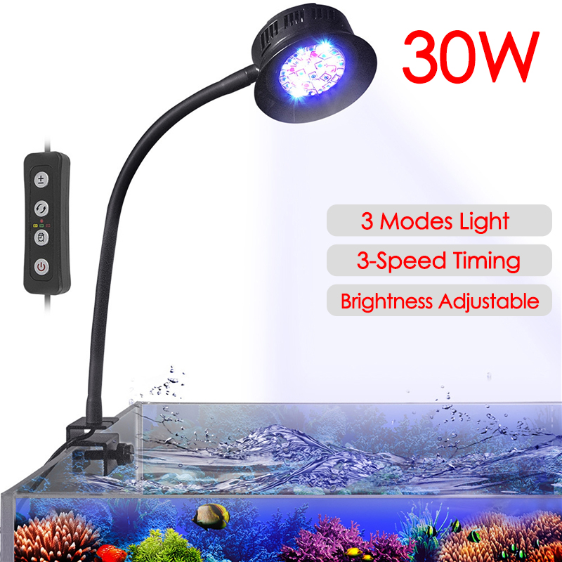 30W Tangki Ikan Akuarium Air L - Aquarium Marine Lights ulasan dan harga