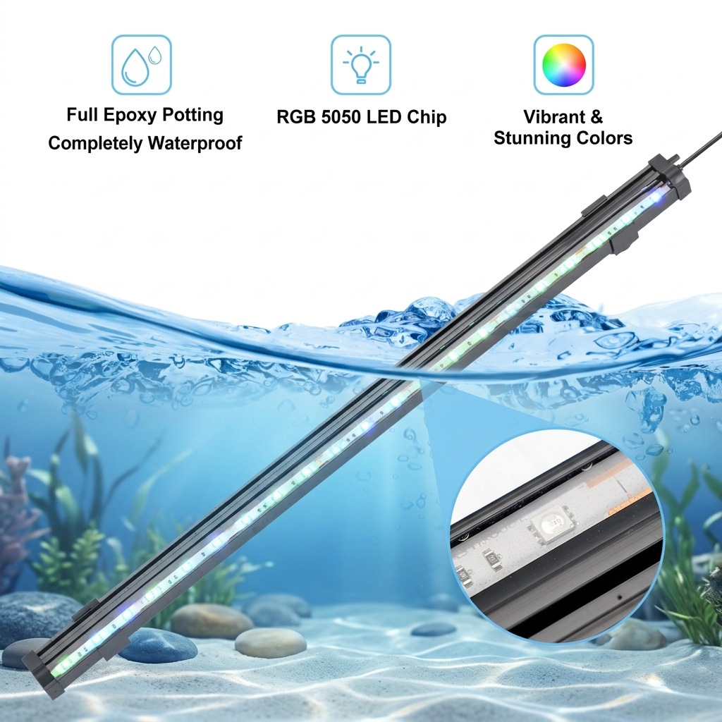Lampu Gelembung Udara Akuarium - Aquarium Marine Lights ulasan dan harga