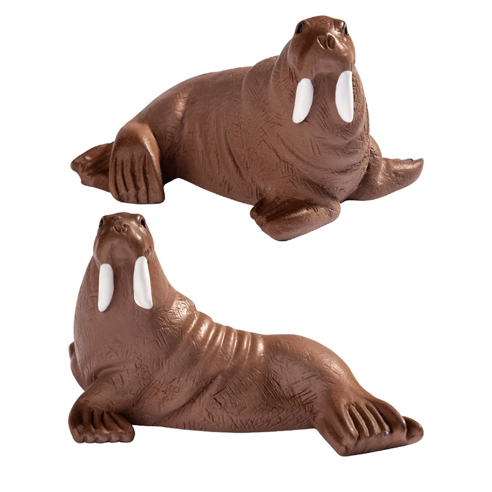 2Pcs Dekorasi Hewan Laut Walru - Aquarium And Marine ulasan dan harga